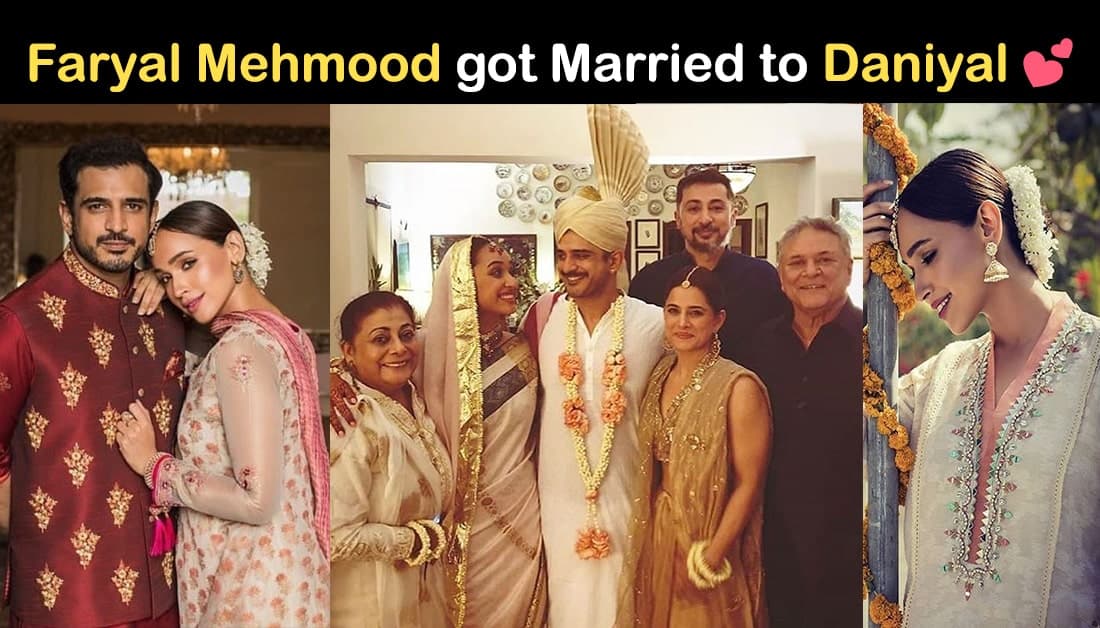 Actors Faryal Mehmood, Daniyal Raheel tie the knot