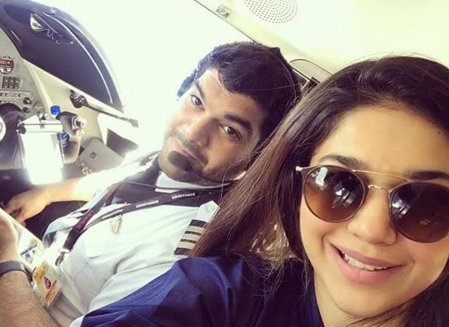 How is Sanam Jung's Life as a Pilot’s Wife