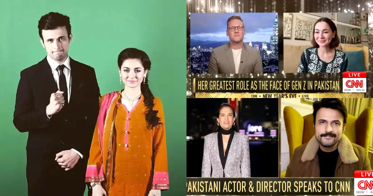 Hania Aamir and Usman Mukhtar Shine on CNN’s New Year Special