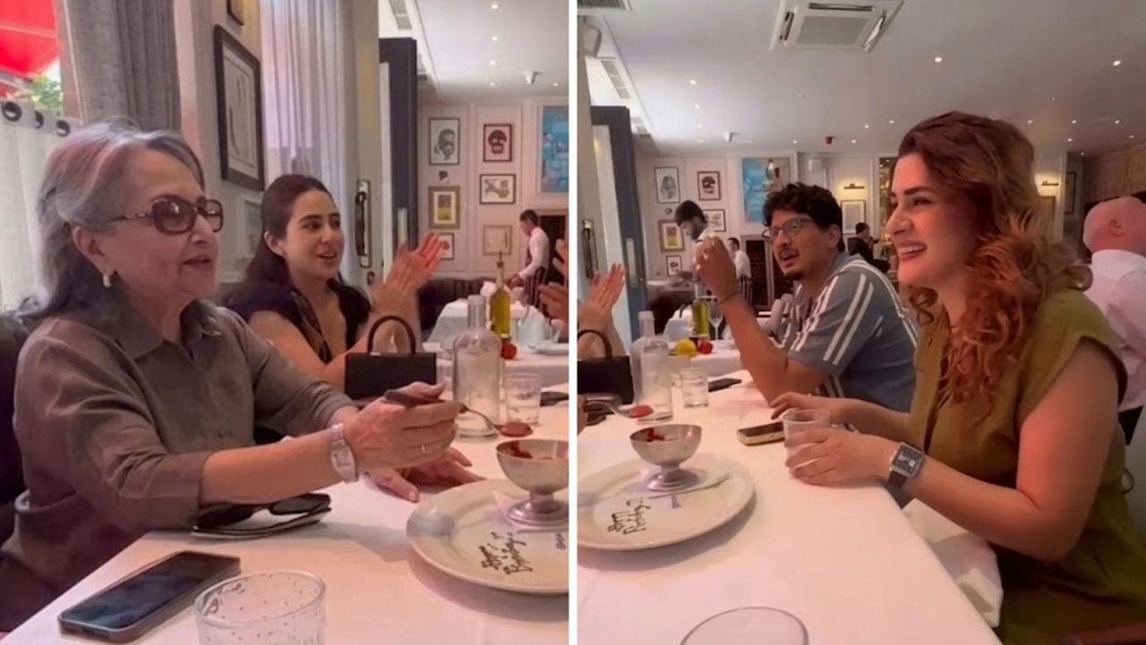 Kubra Khan Celebrate Birthday With Sharmila Tagore and Sara Ali Khan