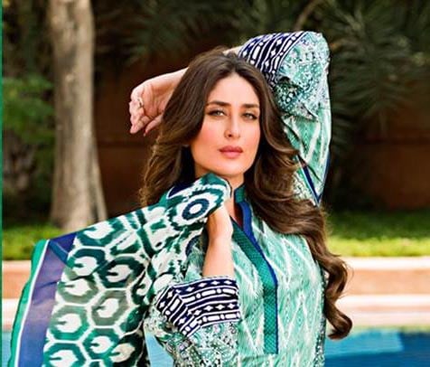 Kareena Kapoor for Faraz Manan's Crescent Lawn Collection