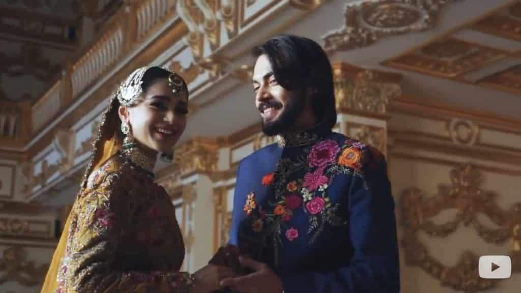 Aima Baig and Shahbaz Shigri In A Music Track