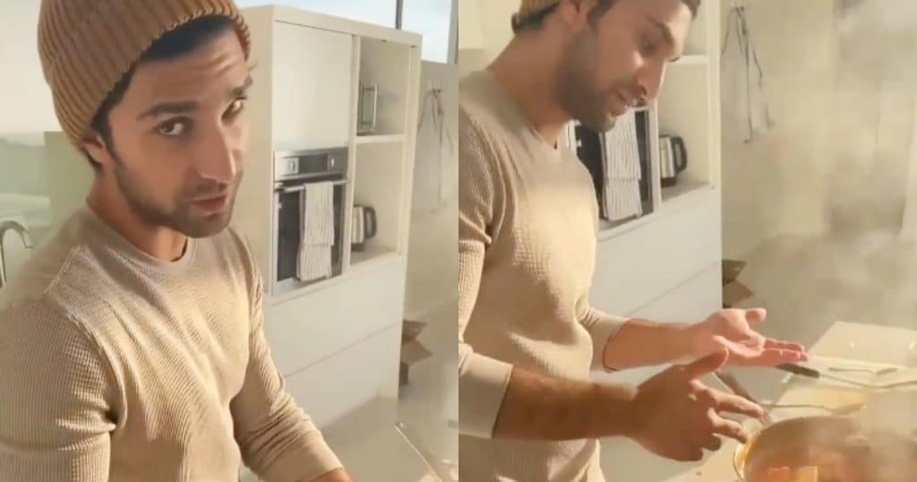 Ahad Raza Mir's Cooking on Resident Evil Sets Impresses Fans.