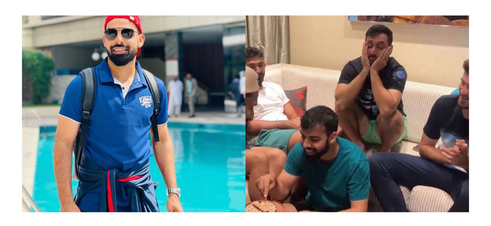 Shadab khan celebrates his 25th birthday in India