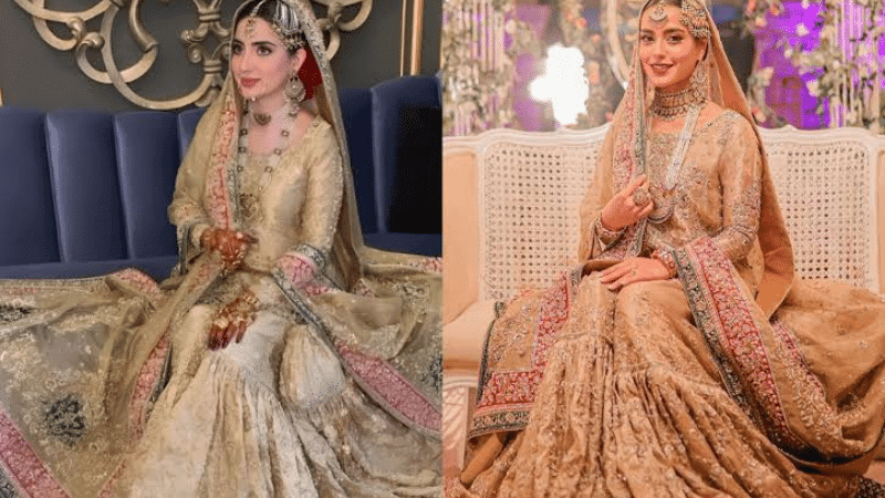 Iqra Aziz's Project Draws Criticism for Allegedly Copying Saboor Aly's Wedding Style
