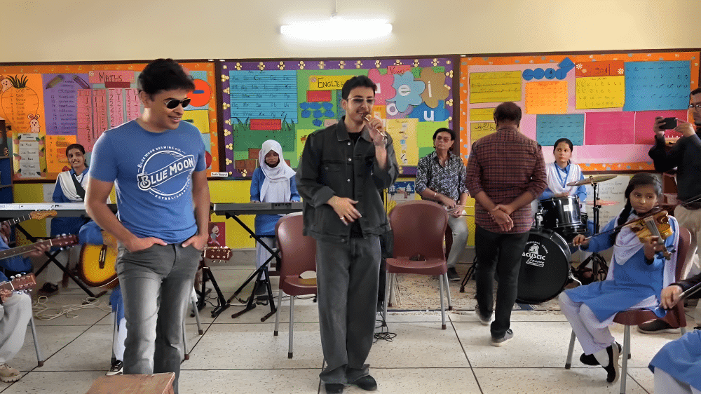 Hasan Raheem Discovers Musical Gem at Shehzad Roy's Zindagi Trust School