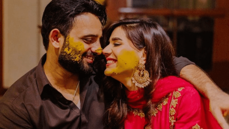 Kiran Ashfaque Hussein Dar's Radiant Haldi Ceremony