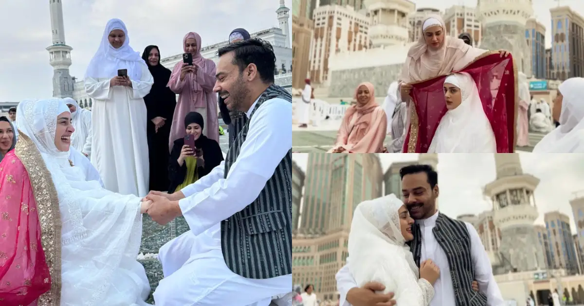 Kubra Khan and Gohar Rasheed’s Nikkah Video from Makkah Wins Hearts
