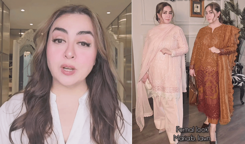 Maria B. Shares Her Take on the Farshi Shalwar Fashion Trend
