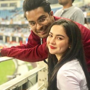 Hania Aamir and Asim Azhar