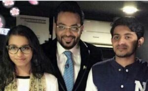 Dr Aamir Liaquat Hussain with his children's