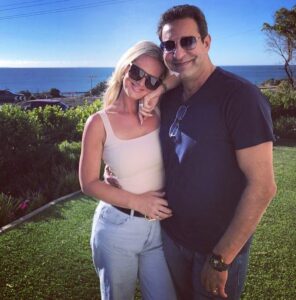 Waseem Akram with his wife Shaniera Akram